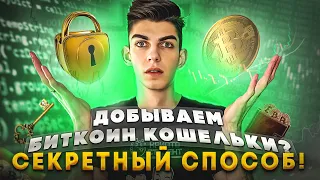 Секрет добычи биткоин кошельков!