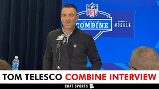 Tom Telesco Press Conference At NFL Combine Ft. Josh Jacobs & Davante Adams | Raiders Rumors