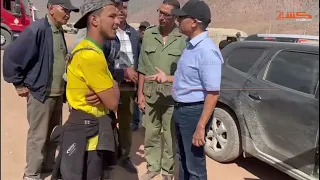 بالفيديو.. عامل إقليم الحوز يشرف على إجلاء المتضررين من الزلزال عبر المروحيات