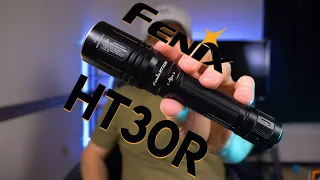 This Fenix flashlight is their BEST thrower yet! Fenix HT30R -Review & Beam Test!