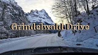 Grindelwald Drive - Switzerland Winter - Snow - GoPro Hero Cinematic 4K UHD