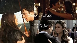 damon & elena / all i want {delena}