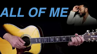 John Legend - All of Me - Easy Guitar (LYRICS AND CHORDS)