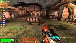 Quake 4 - 1 hp vs 3 enemies on Clan Arena