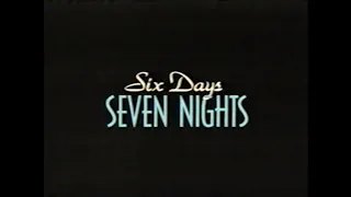 Six Days Seven Nights Trailer (1998) (VHS Rip)