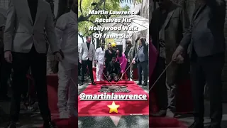 Steve Harvey Supports Martin Lawrence At Walk of Fame Ceremony ⭐️ #shorts #shortsfeed #steveharvey