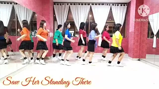 SAW HER STANDING THERE-LINE DANCE/CHOREO : NESTI-APRIL 2024@joyfulv3linedance226