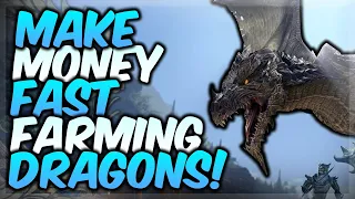 ESO MAKE GOLD FAST FARMING DRAGONS IN ELSWEYR!