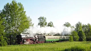 01 0509-8 und 118 757-4 auf dem Weg ins Technikmuseum nach Berlin am 14.05.2022