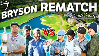 THE REMATCH | 3v4 Scramble W/ Bryson Dechambeau | Good Good