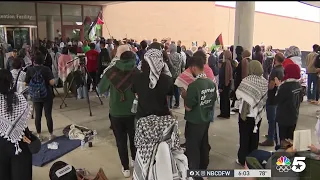 Protesters rally outside Collin County Jail | NBCDFW