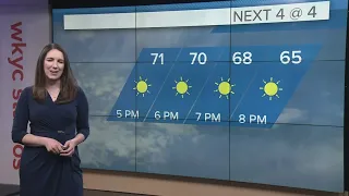 Cleveland weather: Sunshine on Wednesday with highs near 80 in Northeast Ohio