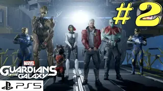 Marvels Guardians Of The Galaxy PS5 4k 60FPS HDR Gameplay CHAPTER 2 Busted