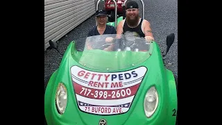 GettyPeds Scoot Coupe is the most incredible way to experience Gettysburg Civil War Battlefield