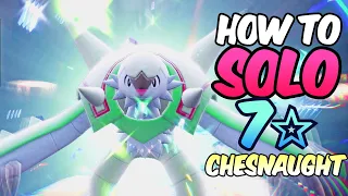 How to SOLO 7 Star Chesnaught Raids in Pokemon Scarlet Violet