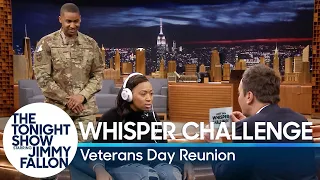 Whisper Challenge Veterans Day Reunion Surprise