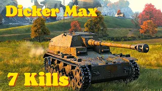 World of tanks Dicker Max - 1,8 K Damage 7 Kills, wot replays