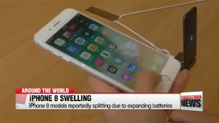 Новые iPhone 8 разваливаются на части из-за вздутия китайских батарей