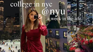 A week in the life at NYU *classes, city, friends, college, & more*