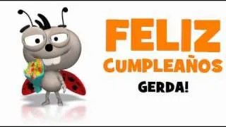 FELIZ CUMPLEAÑOS GERDA!