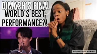 Dimash's Final World's Best Performance REACTION!!! **I GOT MAD**