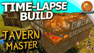 🕕Tavern Master Time-lapse Building a massive Medieval Inn - simulation and management Indie game