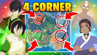 The *MYTHIC* 4 CORNER AVATAR Challenge in Fortnite!