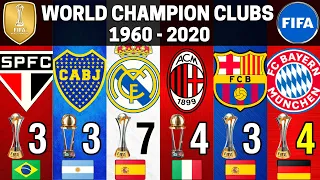 CLUB WORLD CUP & INTERCONTINENTAL CUP 1960 - 2020 • ALL WINNERS