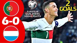 PORTUGAL Vs LUXEMBURG  Highlights | Euro 2024 Qualifiers