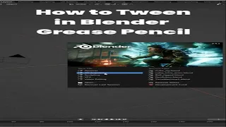 Step-by-Step Guide to Tweening in Blender Grease Pencil #shorts