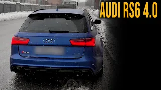 МОЩНЫЙ ВЫХЛОП AUDI RS6 4.0L