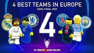 Champions League 2021 semi-finals • 4 Best Teams in Europe • Lego Football Film