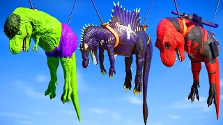 Gate Attack Animations of All Dinosaurs 🦖 Jurassic World Evolution - JWE