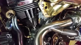 Turbo Harley EVO Testing Second run