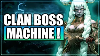 🔥 I SURVIVED ALMOST 100 TURNS WITH THIS TEAM !! 🔥 | 1 Key UNM Clan Boss | Raid Shadow Legends