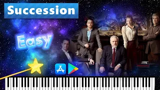 HBO's Succession - Main Theme - EASY Piano Tutorial