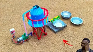 Top diy tractor water tank constraction | science project | @sunfarming7533