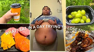 What I Eat In A Day To LOSE WEIGHT | Trying To Lose 100lbs NATURALLY