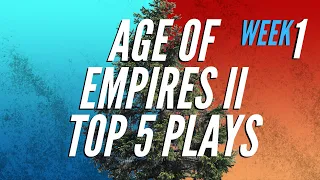 Age of Empires 2 Top 5 Plays | Ep. 1 | 16 August 2019