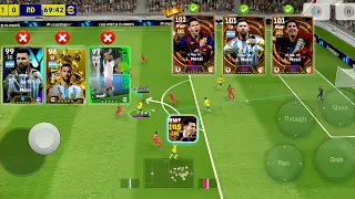 R.I.P⛔ 105 BIG TIME L - MESSI  ALL 3 CARD,S REVIEW 🐐🔥