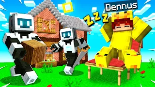 Ik BOUW Een ROBOT Om MIJN HUIS Te BOUWEN In MINECRAFT!