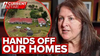 Homeowners react to government plan to acquire their land | A Current Affair