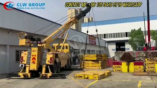 360 Degree Rotation Boom Full Loading Test-HOWO 50Tons Rotor Wrecker Tow Truck for Road Rescue.