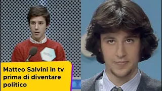Tutte le apparizioni TV di Matteo Salvini prima di diventare politico