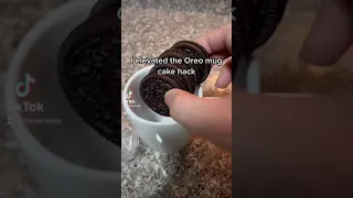 Oreo mug cake hack #shorts