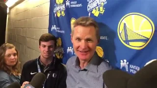 Steve Kerr postgame reaction | Warriors vs Mavericks