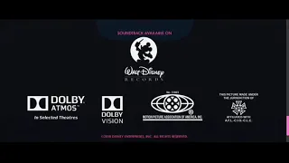 Walt Disney Records/Dolby Atmos/Dolby Vision/MPAA/I.A.T.S.E (2018, Ralph Breaks The Internet Variant