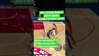NBA Mobile Badge Glitch