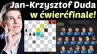 SZACHY 307# Jan-Krzysztof Duda w ćwierćfinale OPERA EURO RAPID 2021! rewelacyjna partia Duda - Dubov