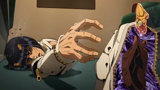 Bucciarati splits his body into pieces to get rid of Pesci - ブチャラティはペッシを排除するために体をバラバラにします